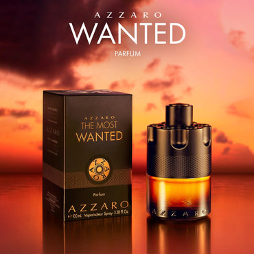 Azzaro The Most Wanted Parfum - Intense Mens Cologne - Spicy & Sensual Fragrance for Date - Lasting Wear - Irresistible Luxury Perfumes for Men, 3.3 Fl. Oz