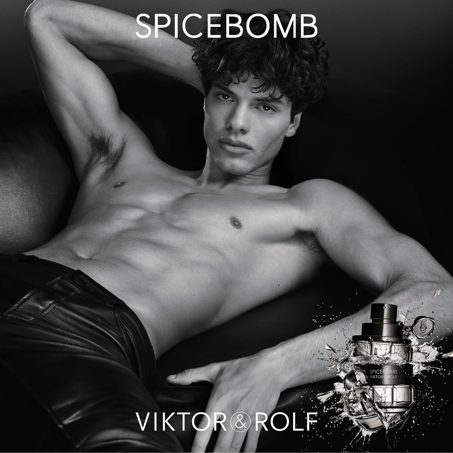 Viktor&Rolf - Spicebomb Eau de Toilette - Woody & Spicy - Cologne for Men - With Notes of Citrus & Tobacco - 3.04 Fl Oz